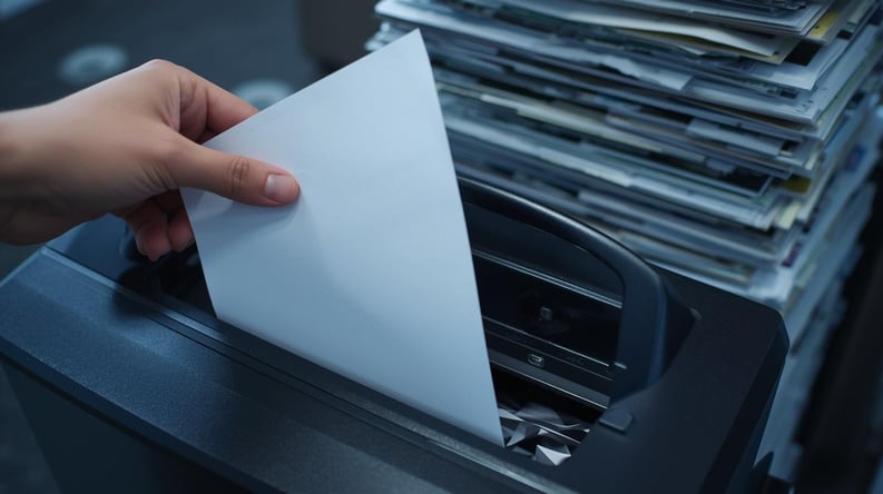 Im Anschll an die elektronische Archivierung können sie Akten Vernichten.