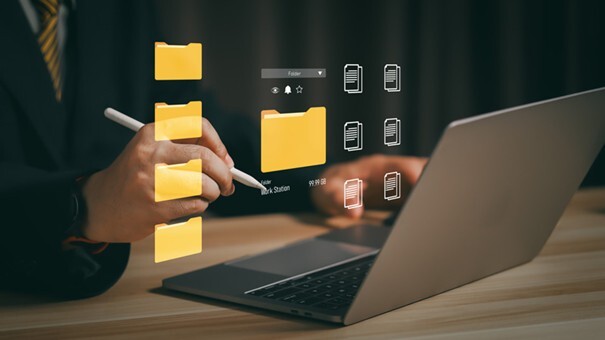 Grafische Darstellung digitaler Akten