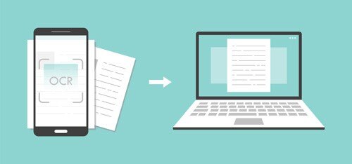 Handgeschriebene Buchstaben OCR: Die Optical Character Recognition unterstützt die automatische Belegerfassung.