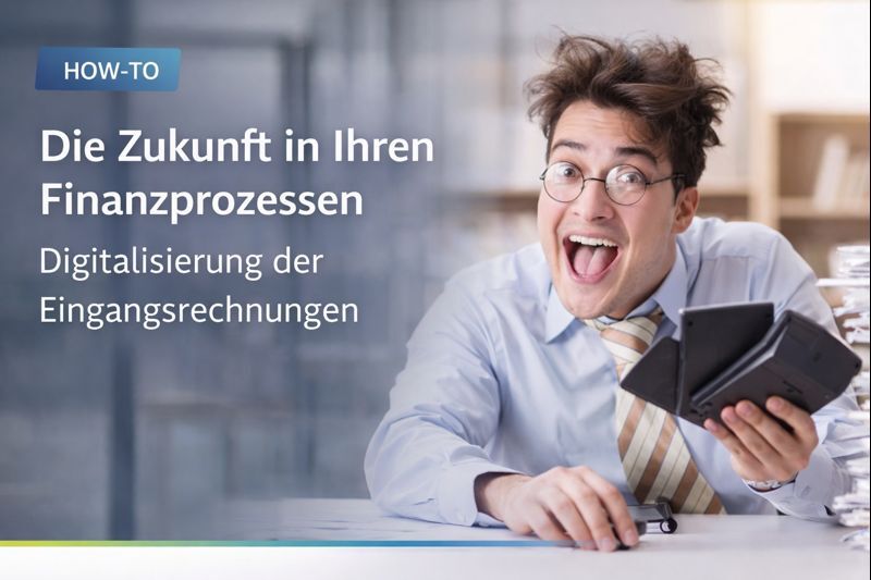 Digitale Rechnung auf dem Tablet-PC: Die Digitalisierung von Eingangsrechnungen ermöglicht auch eine digitale Archivierung derselben.