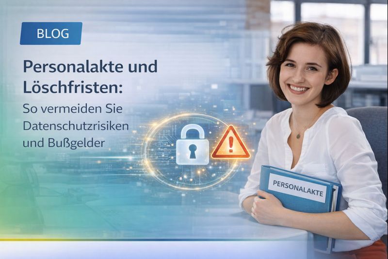 Personalerin am PC: Wer die digitale Personalakte nutzt, muss Originale nur in Ausnahmefällen aufbewahren.