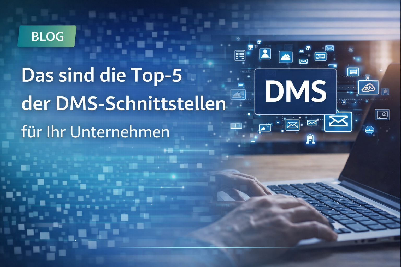 Darstellung vernetzter Softwaresysteme über DMS-Schnittstellen im Unternehmen