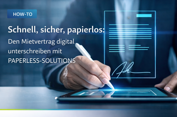 Darstellung einer digitalen Unterschrift