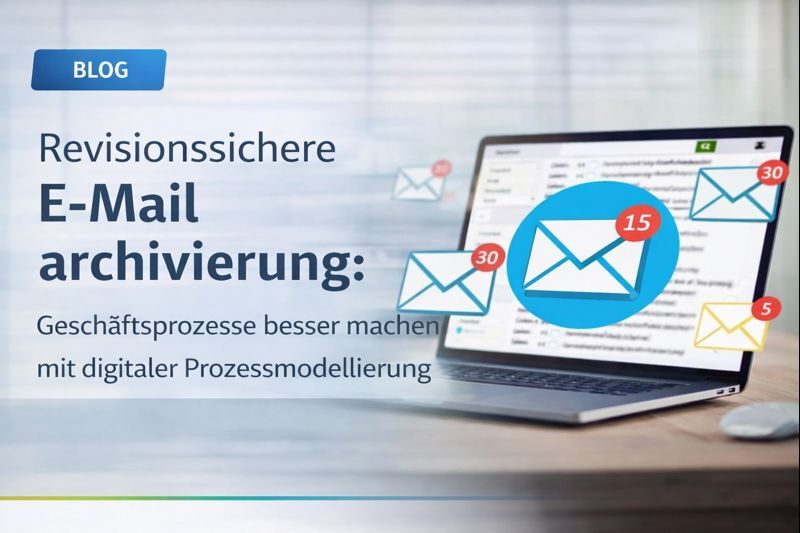 Mit elektronischen Akten im digitalen Archiv haben Sie jederzeit eine zentrale Ablage für Ihre wichtigsten Dokumente